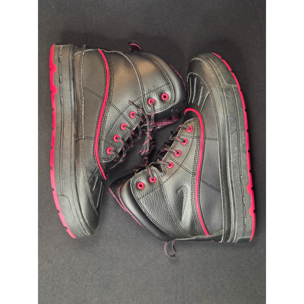 Nike ACG Woodside 2 High Black Pink Kids Boots 524876-001 Size 6Y